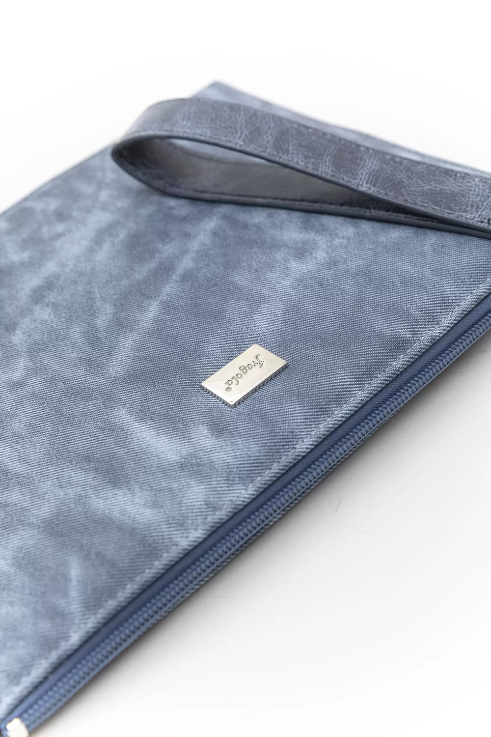 Μεγάλος φάκελος πλακέ σταθερός με φερμουάρ και χειρολαβή JEAN (5άδα)