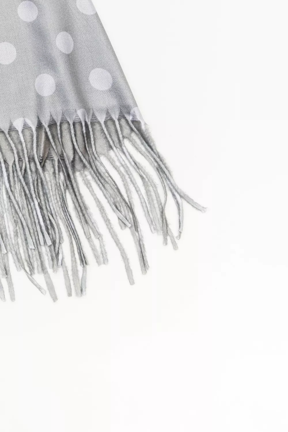 Double face πασμίνα πουά Double face πασμίνα πουά