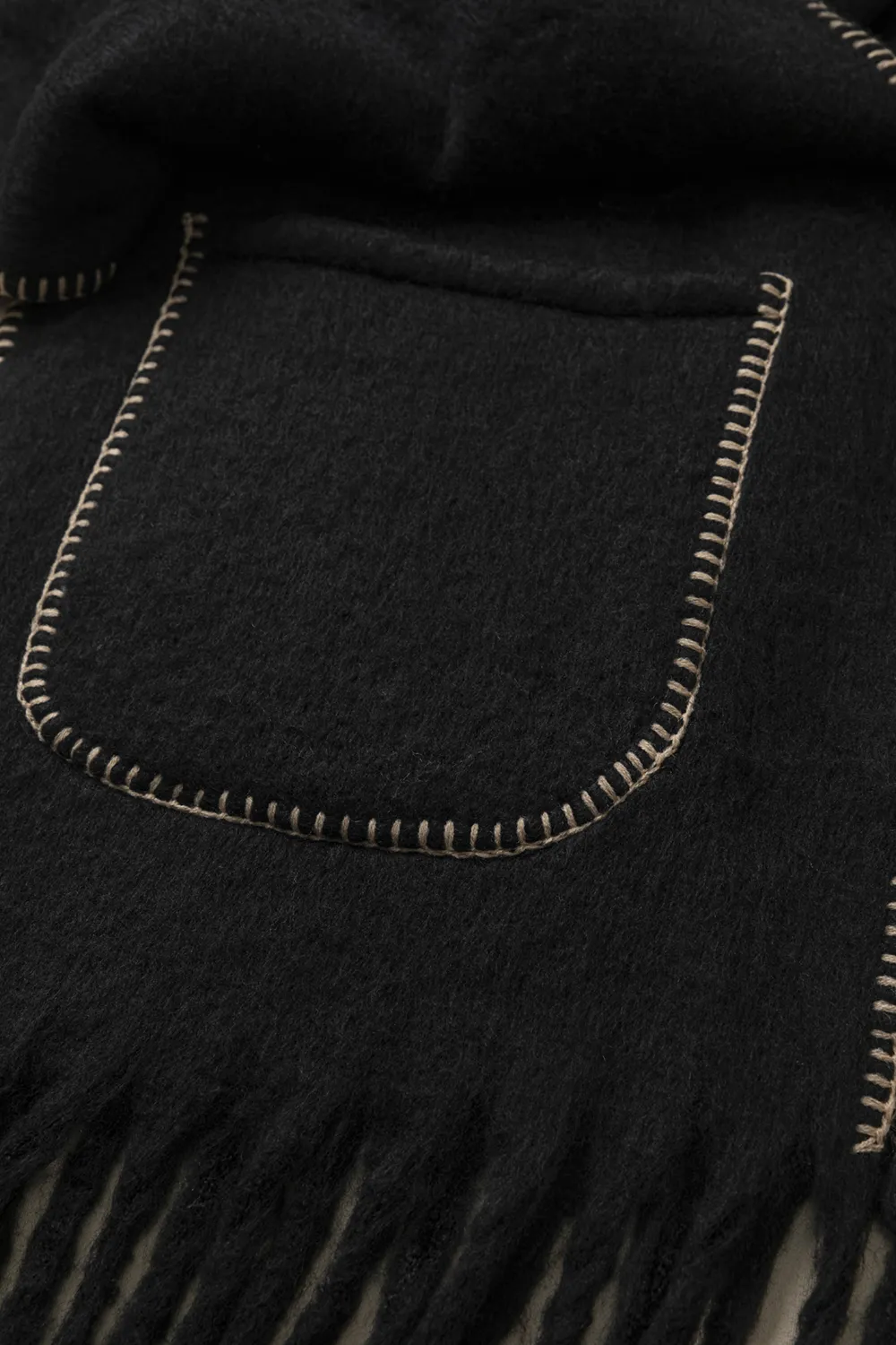 Κουβέρτα-πασμίνα με τσέπες