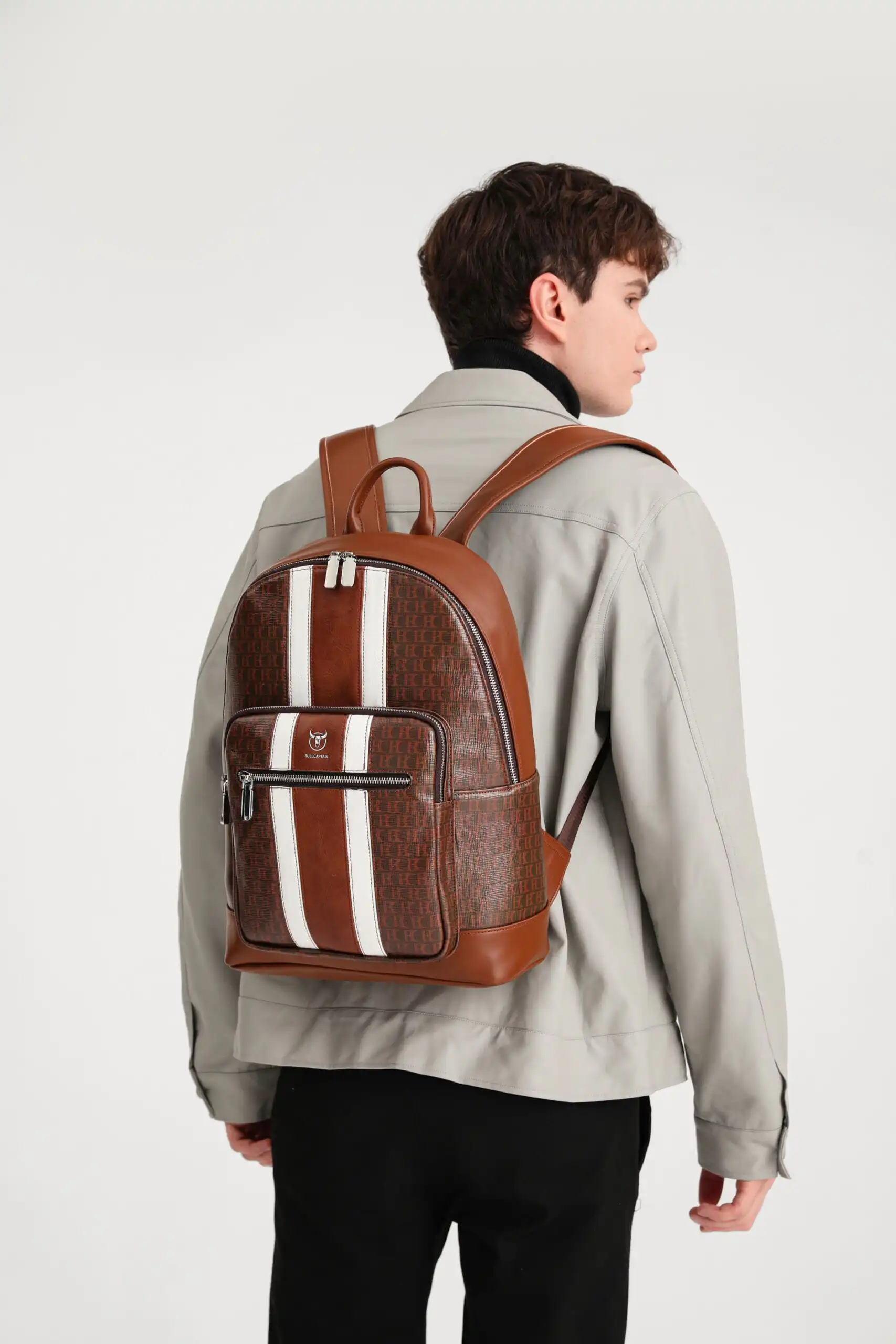 Σακίδιο πλάτης Bull Captain SJB0301 καφέ