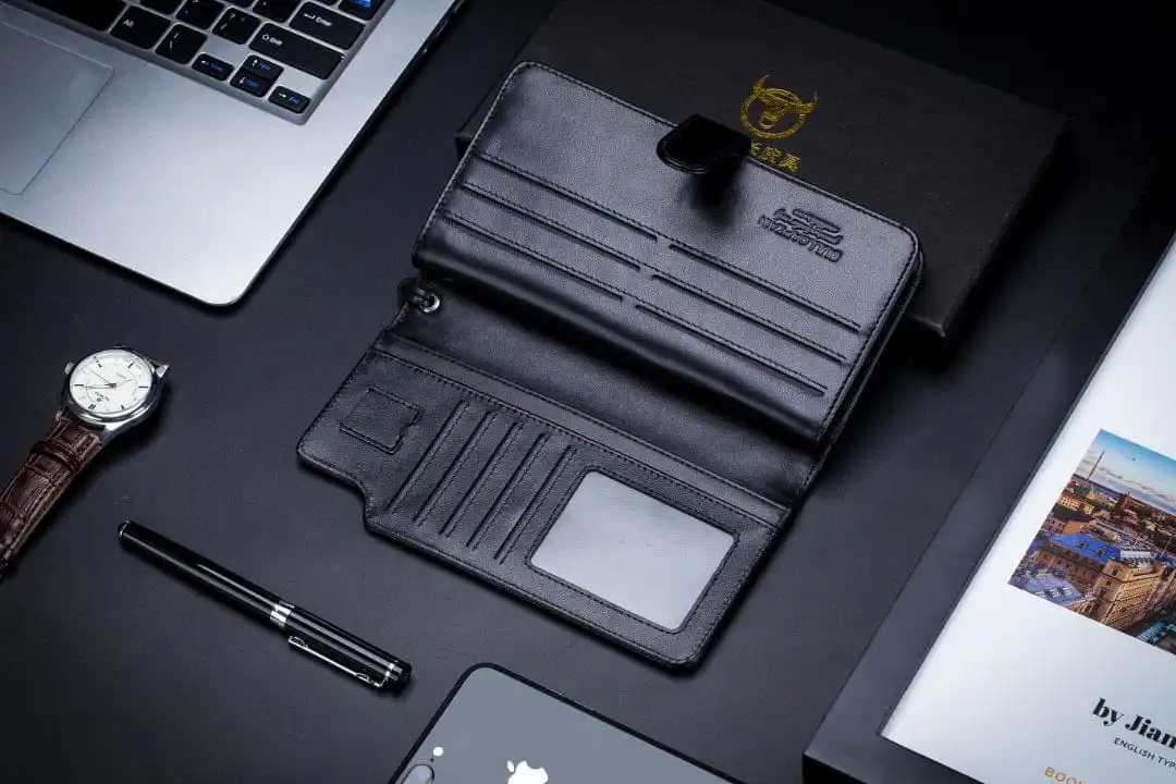 Δερμάτινο πορτοφόλι Bull Captain SNB-028 μαύρο