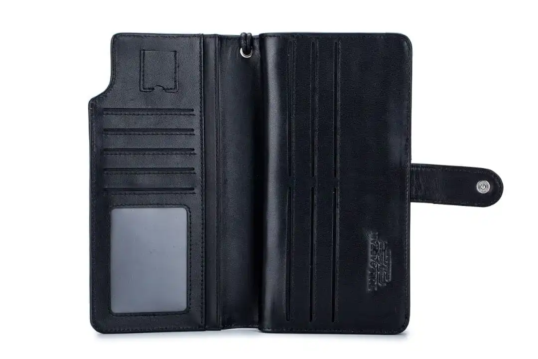 Δερμάτινο πορτοφόλι Bull Captain SNB-028 μαύρο