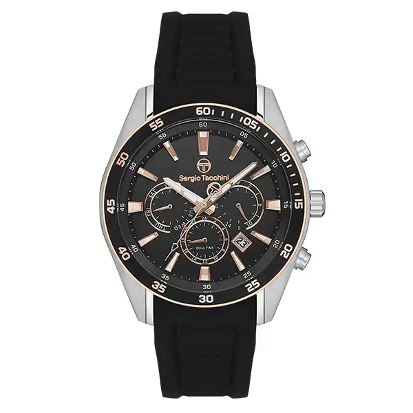 Ατσάλινο ρολόι SERGIO TACCHINI ST.1.10398-1
