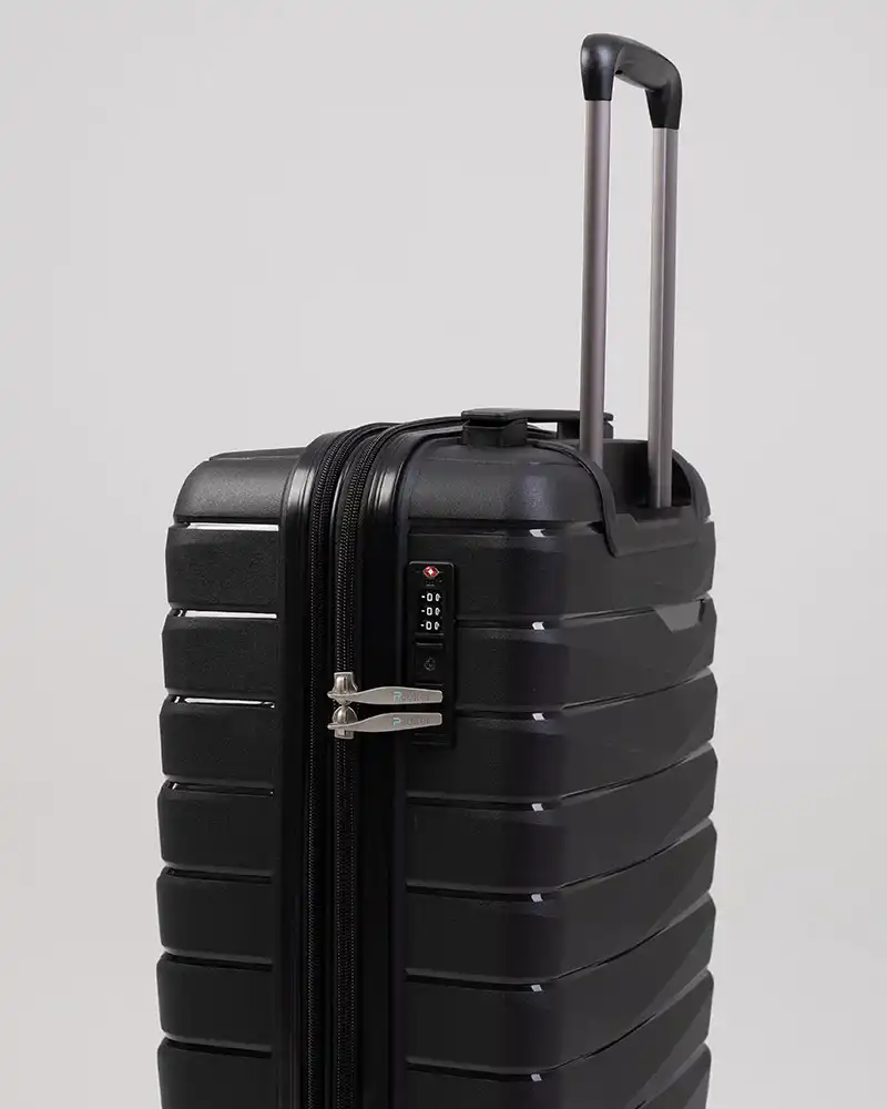 Βαλίτσα Σκληρή 1024 Επεκτεινόμενη Black - Μικρή