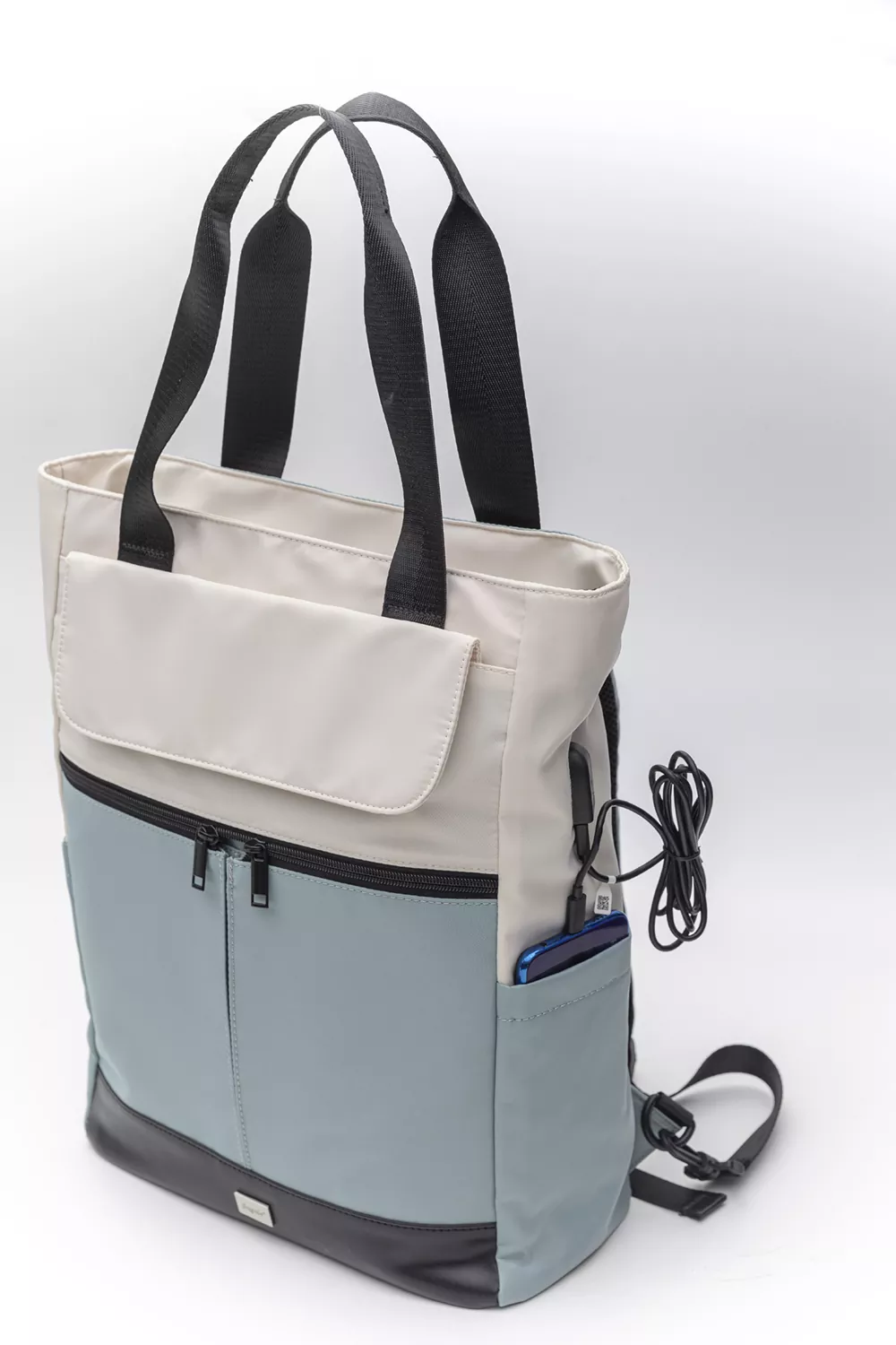 Backpack anorak με θύρα usb Backpack anorak με θύρα usb