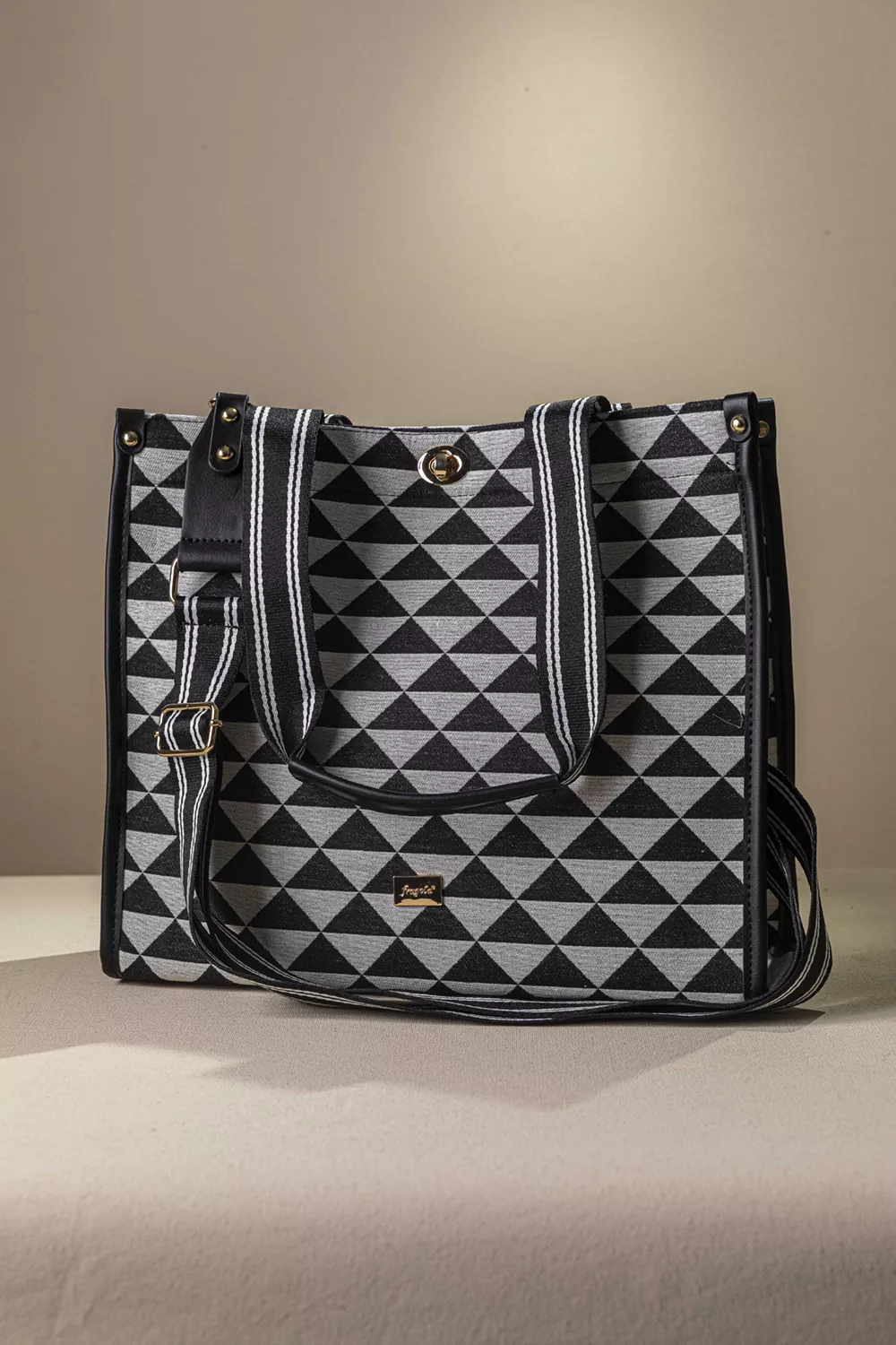 Μεγάλη tote υφασμάτινη τσάντα