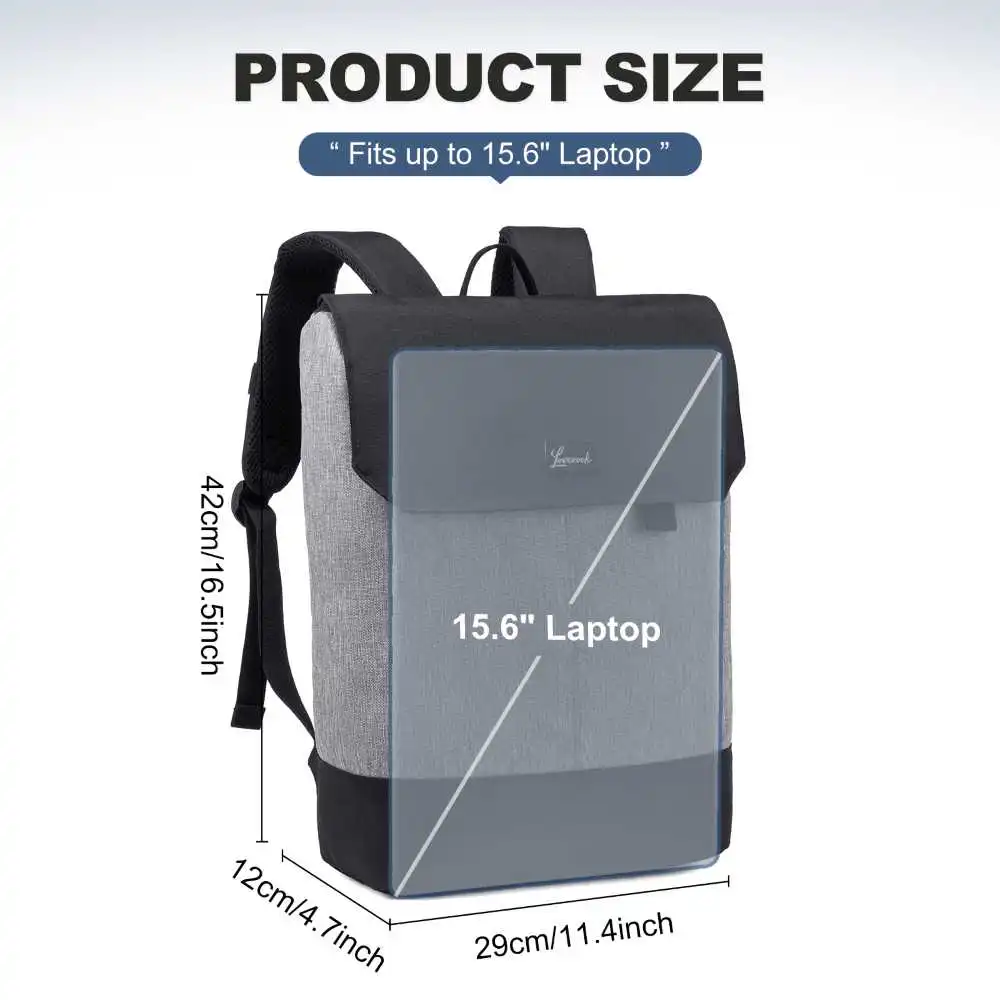 Γυναικείο Σακίδιο Για Laptop Lovevook 15,6'' UB1640 black/gray