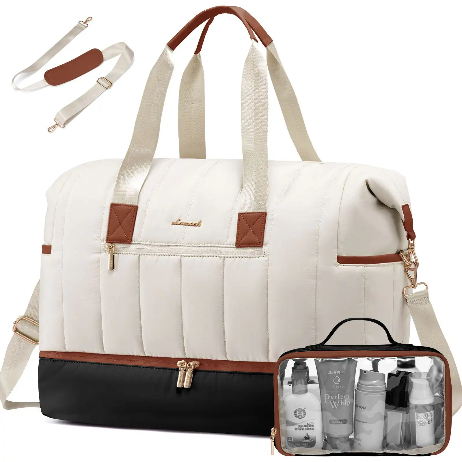 Σετ Σάκος ταξιδιού 35 L Lovevook UB3171 beige black