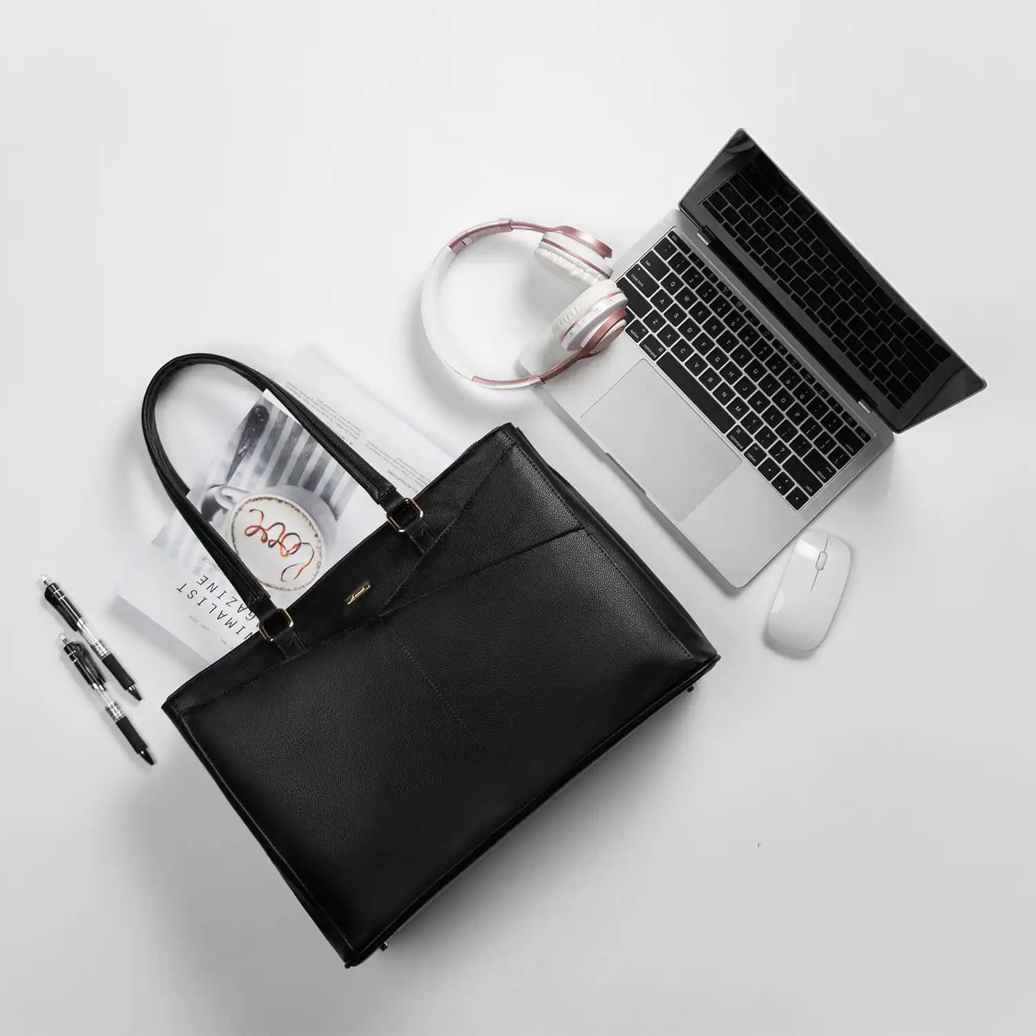 Γυναικεία τσάντα ώμου φορητού υπολογιστή Lovevook 15,6'' WB1476 black