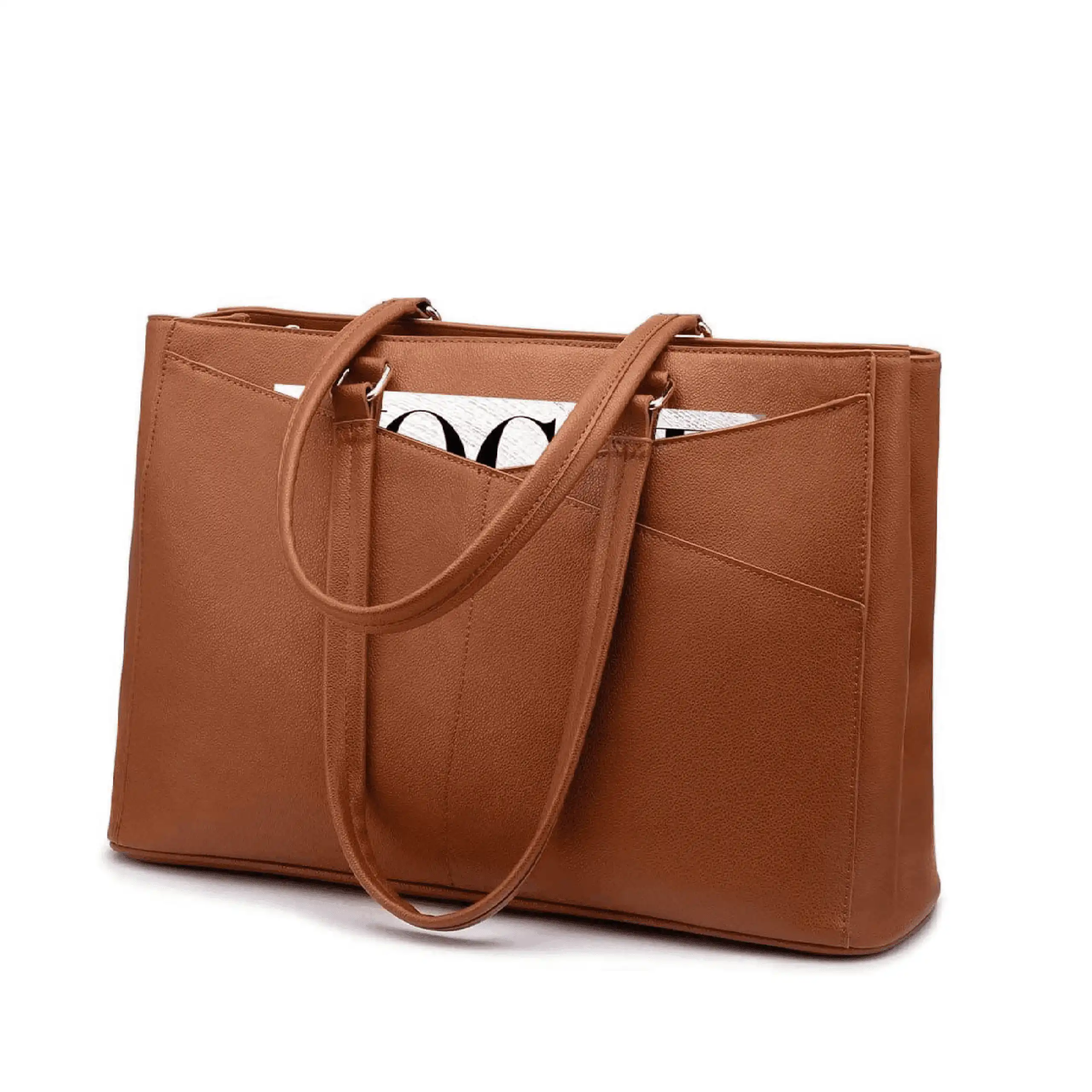 Γυναικεία τσάντα ώμου φορητού υπολογιστή Lovevook 15,6” WB1476 coffee