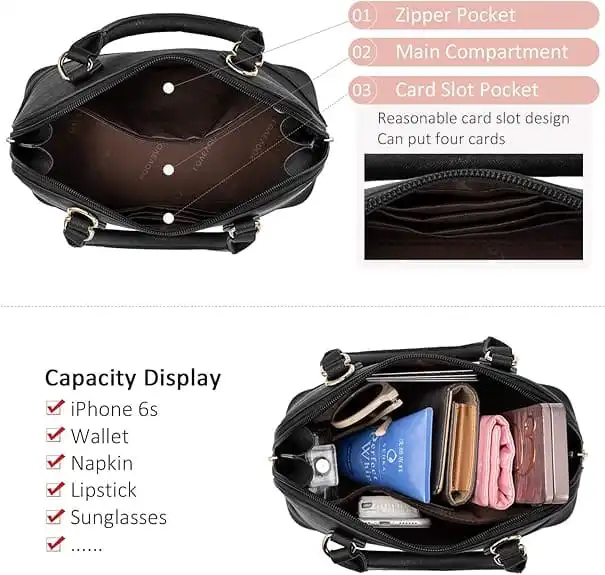 Γυναικεία τσάντα Χιαστί Lovevook WB1512 black