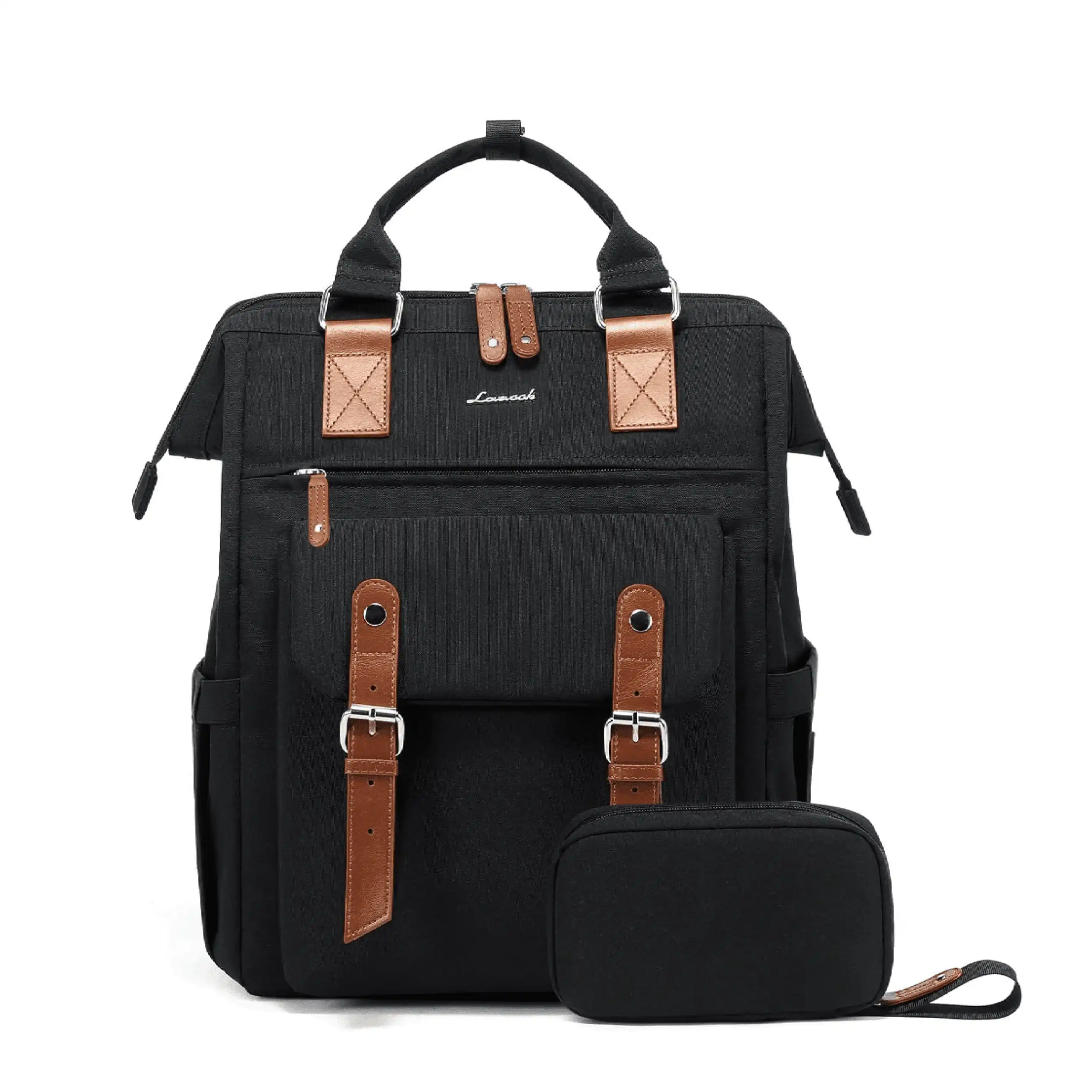 Γυναικείο Σετ Σακίδιο Φορητού Υπολογιστή τσάντα χειρός Lovevook 15,6” WB1930 black/brown