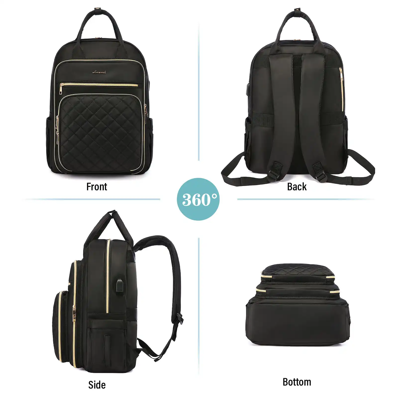 Γυναικείο Σακίδιο Φορητού Υπολογιστή Lovevook 15,6'' WB1943 black