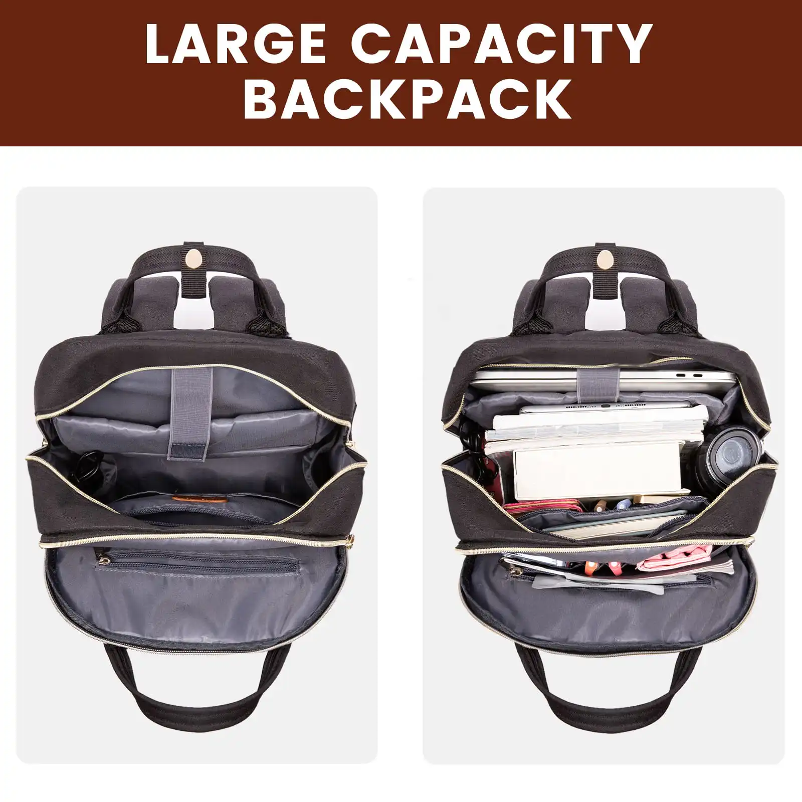 Γυναικείο Σακίδιο Φορητού Υπολογιστή Lovevook 15,6'' MB2012 beige/black/brown