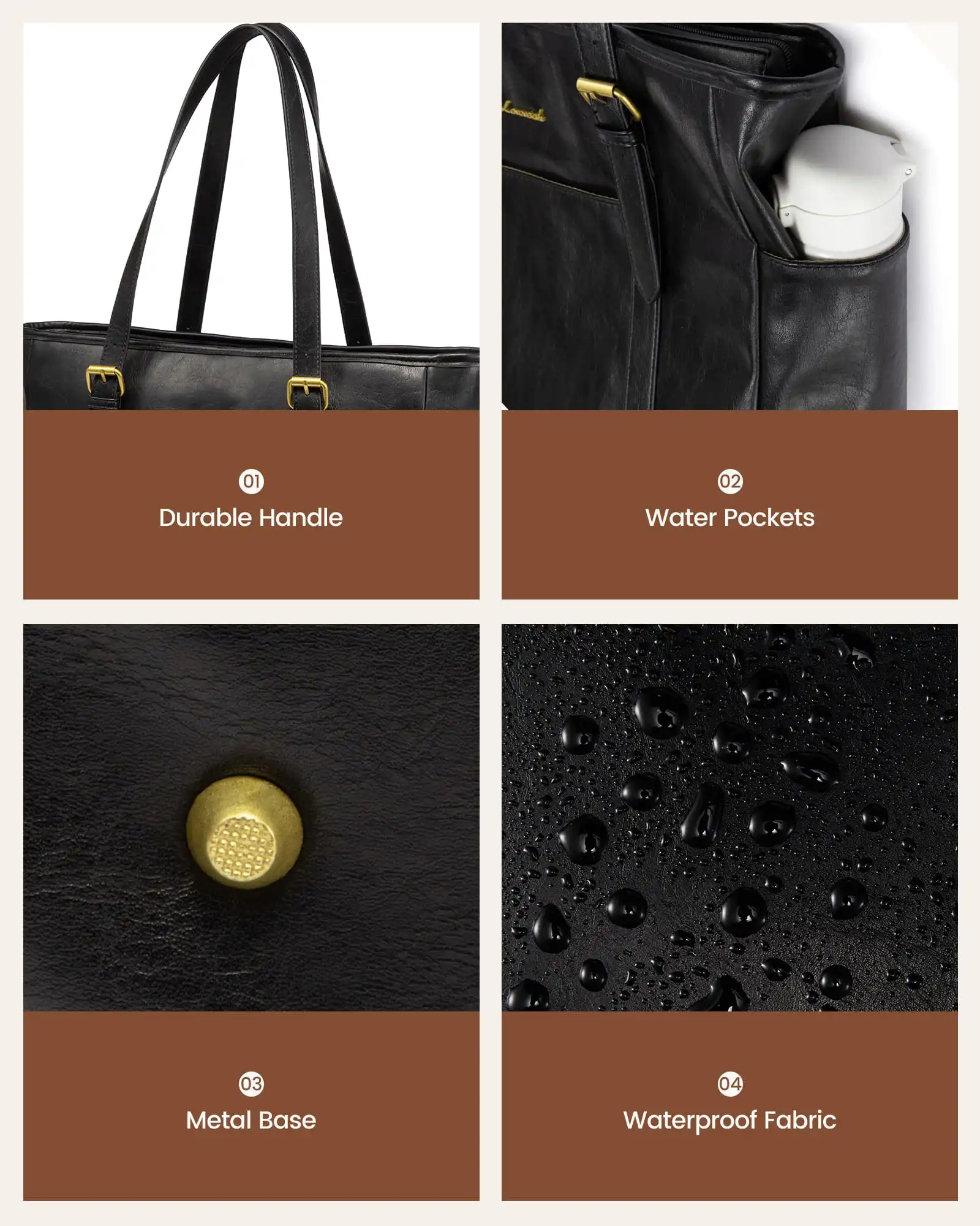 Γυναικεία τσάντα ώμου φορητού υπολογιστή Lovevook 15,6'' WB3147 black