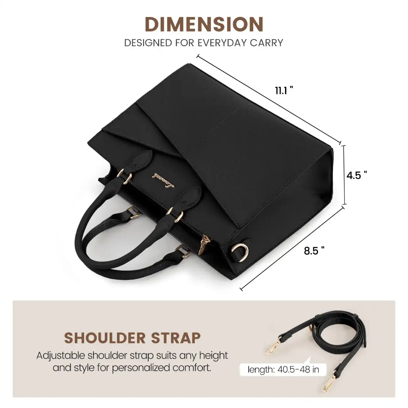 Γυναικεία τσάντα χειρός Lovevook WB3166 black