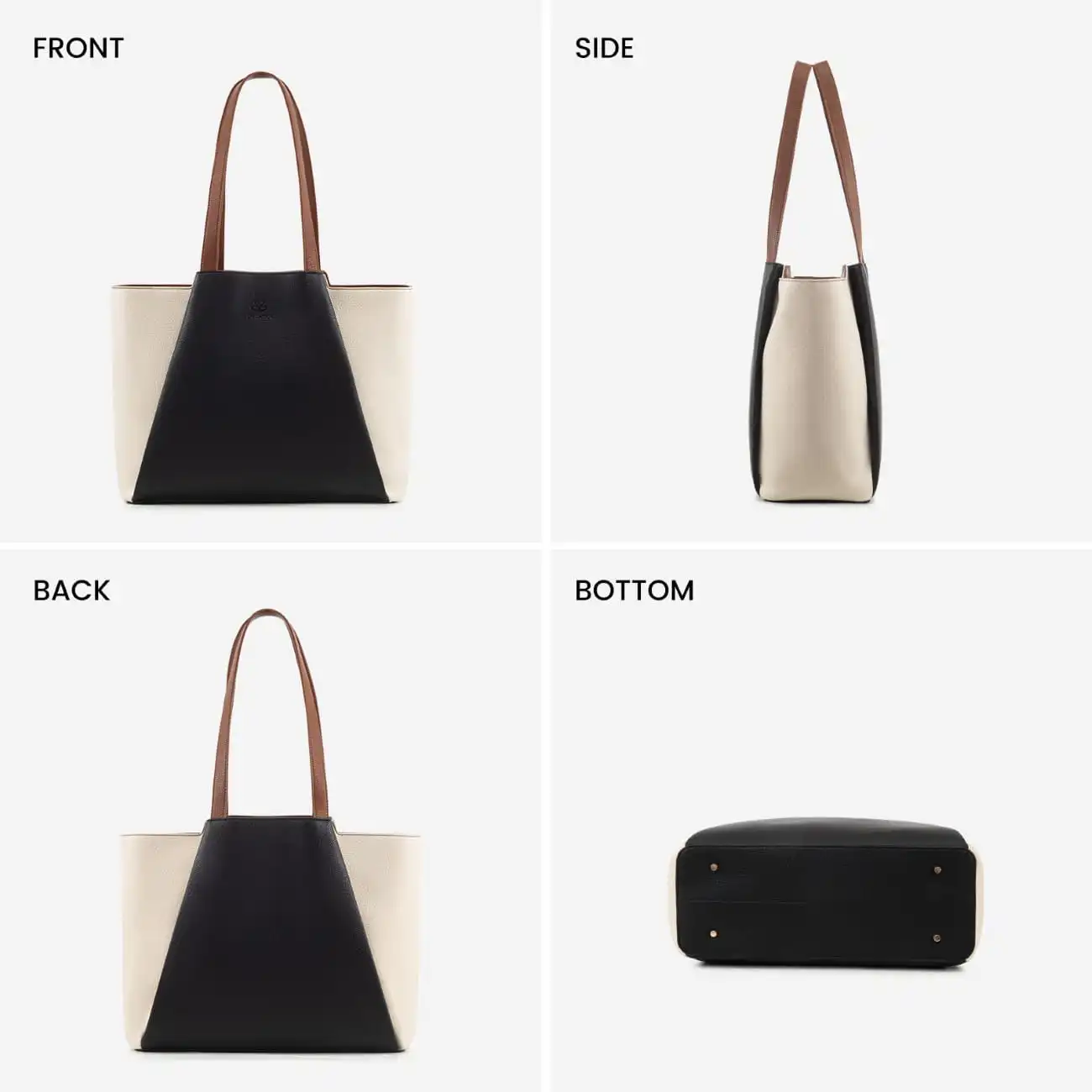 Γυναικείo σετ τσάντα ώμου/χειρός φορητού υπολογιστή Lovevook 15,6'' WB3269 white/black