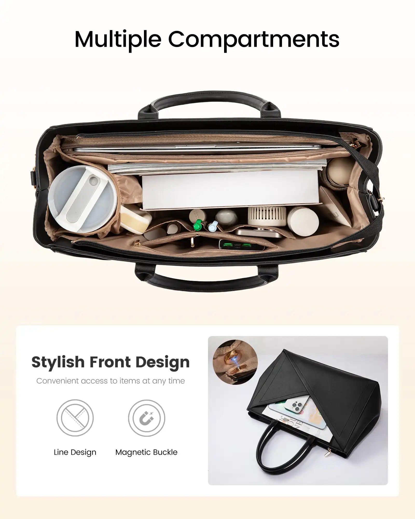 Τσάντα Laptop Γυναικεία Lovevook 15,6” WB4447 black