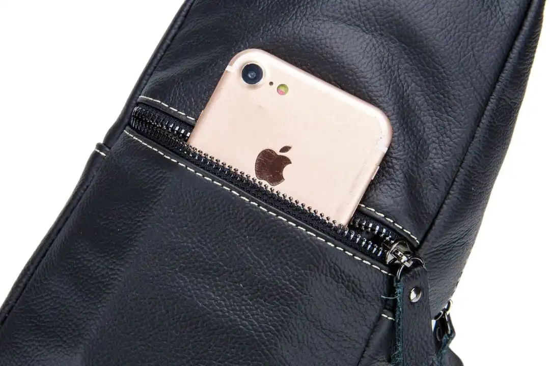 Δερμάτινο τσαντάκι crossbody Bull Captain XB 019 μαύρο