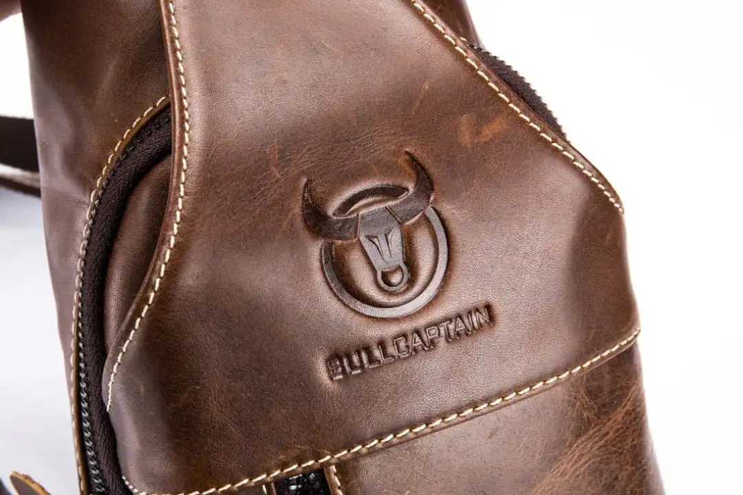 Δερμάτινο τσαντάκι crossbody Bull Captain XB 019 καφέ