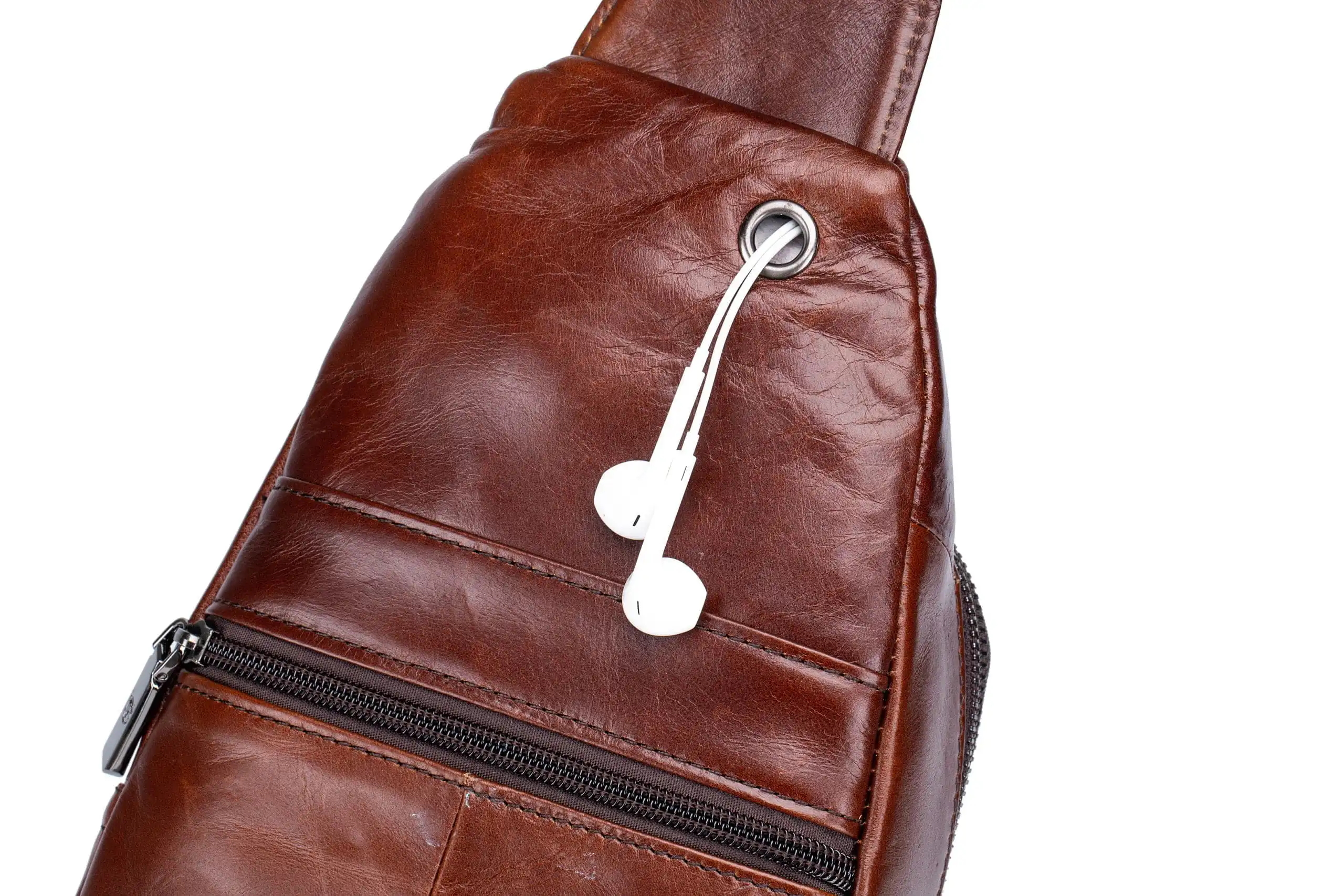 Δερμάτινο τσαντάκι body Bull Captain XB 121 καφέ