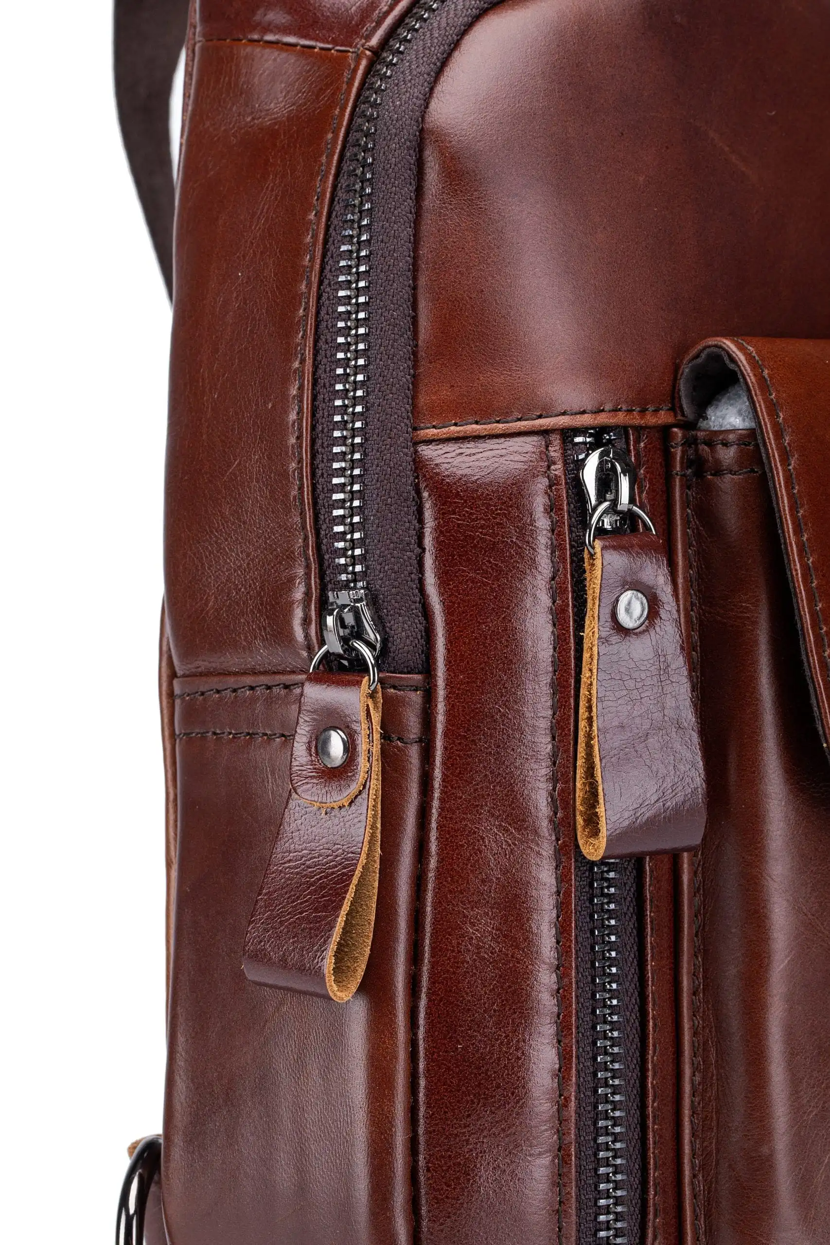 Δερμάτινο τσαντάκι body Bull Captain XB 121 καφέ