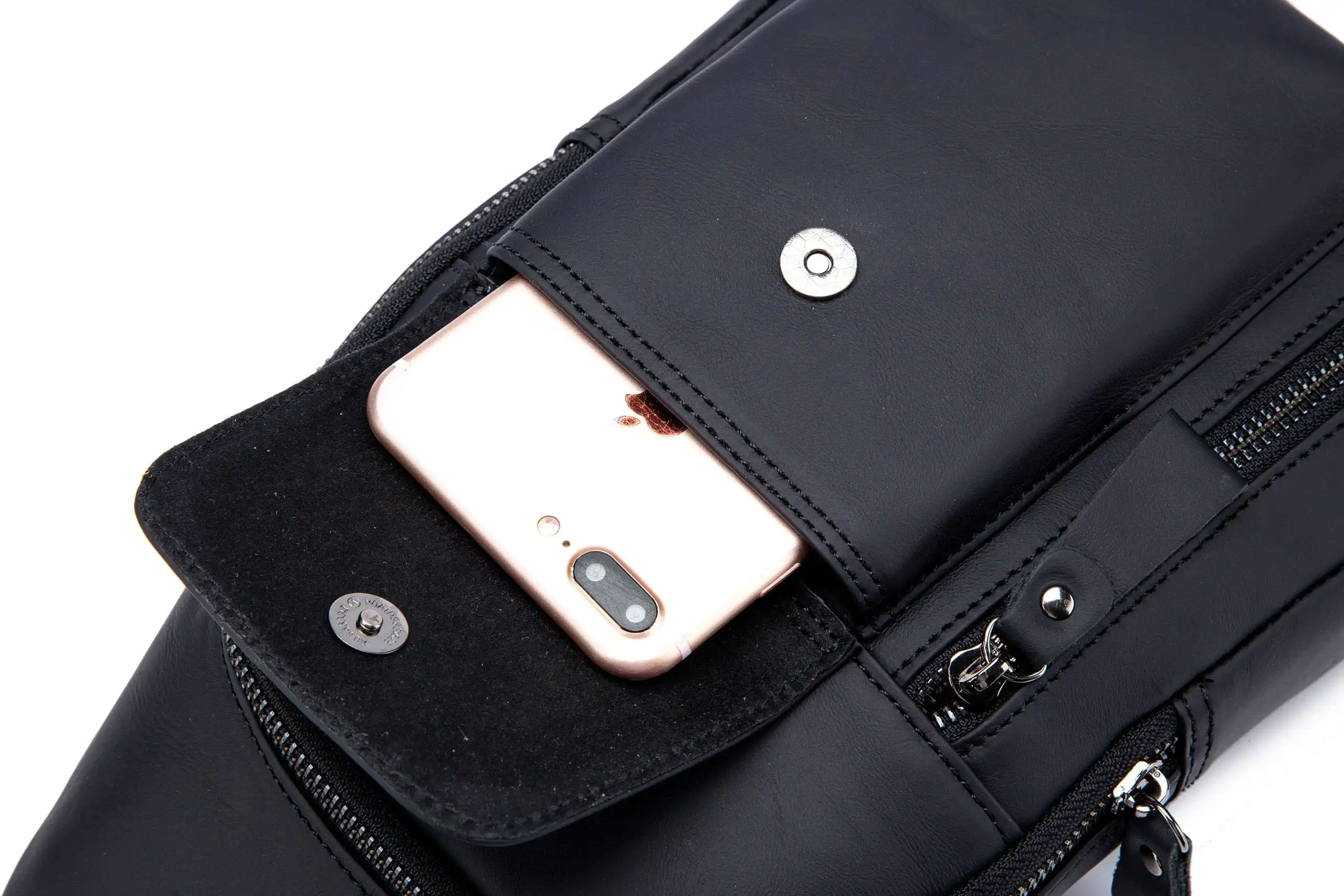 Δερμάτινο τσαντάκι body Bull Captain XB 121 μαύρο