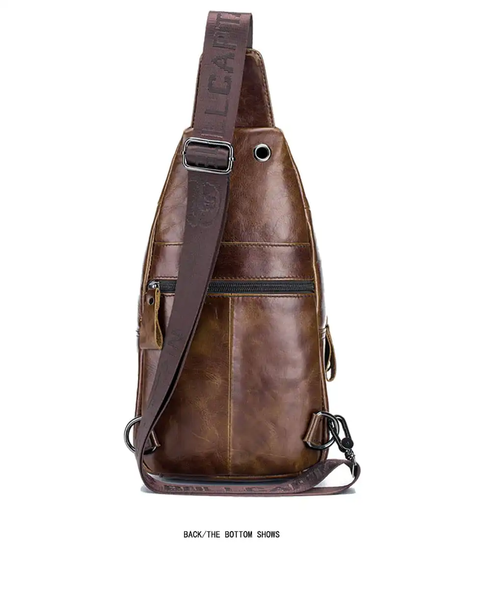 Δερμάτινο τσαντάκι body Bull Captain XB 126 καφέ