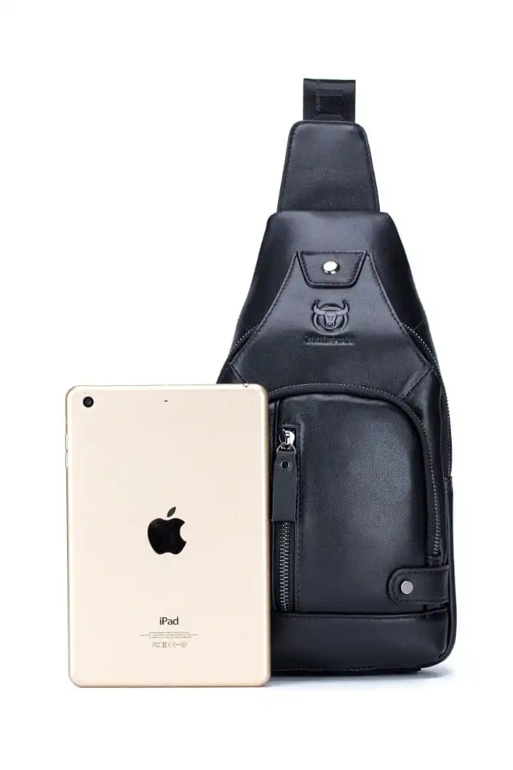 Δερμάτινο τσαντάκι body Bull Captain XB 129 μαύρο
