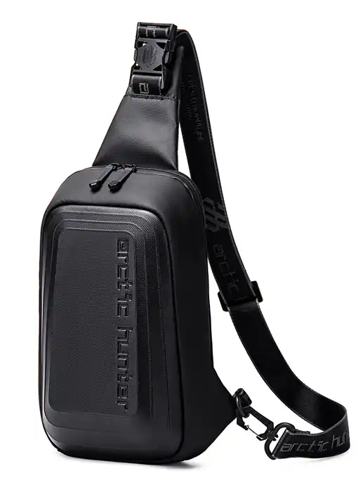 ARCTIC HUNTER τσάντα Crossbody XB00126, 5.4L, μαύρη ARCTIC HUNTER τσάντα Crossbody XB00126, 5.4L, μαύρη
