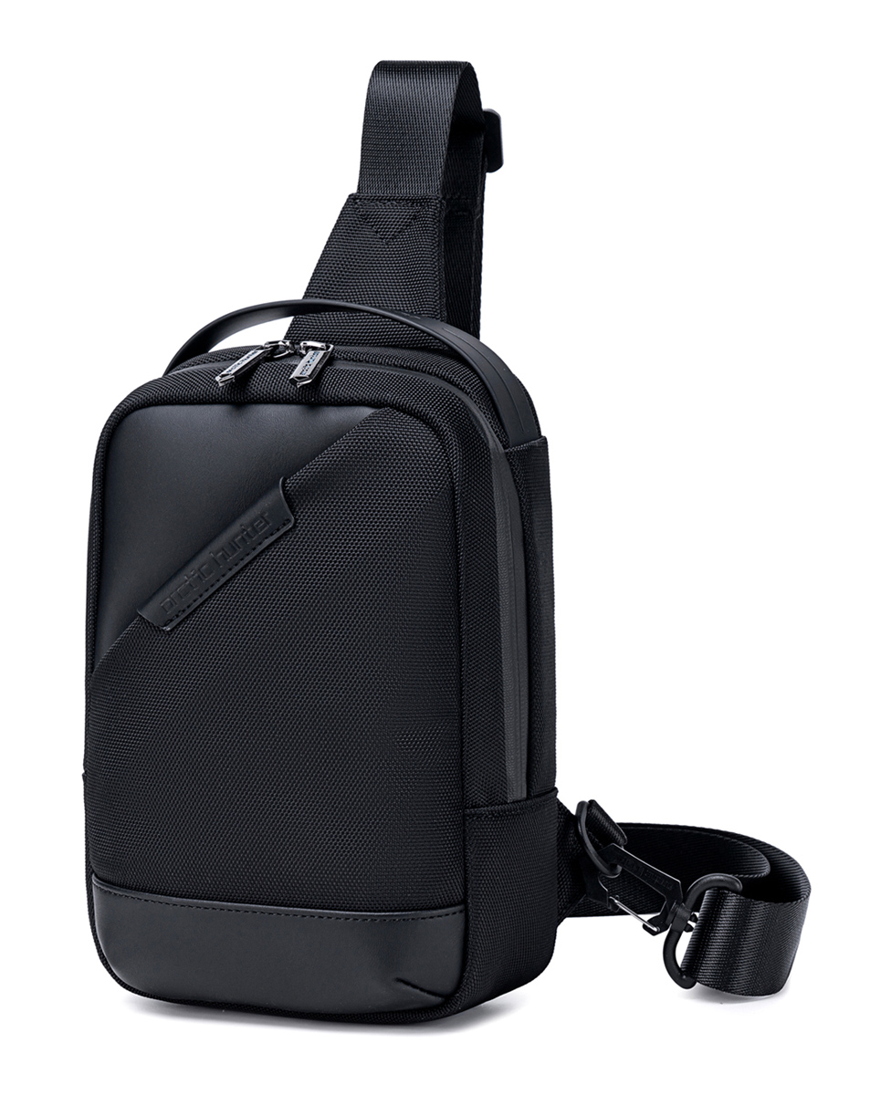 ARCTIC HUNTER τσάντα Crossbody XB00693, 2.7L, μαύρη ARCTIC HUNTER τσάντα Crossbody XB00693, 2.7L, μαύρη