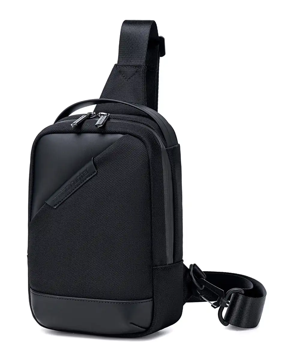 ARCTIC HUNTER τσάντα Crossbody XB00693, 2.7L, μαύρη ARCTIC HUNTER τσάντα Crossbody XB00693, 2.7L, μαύρη