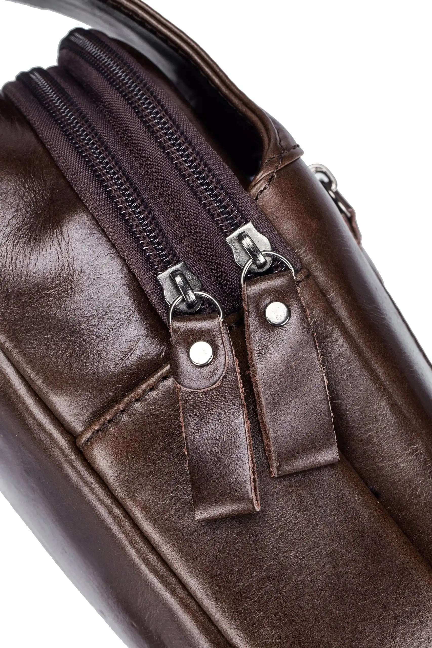 Δερμάτινο τσαντάκι body Bull Captain XB 095 σκούρο καφέ