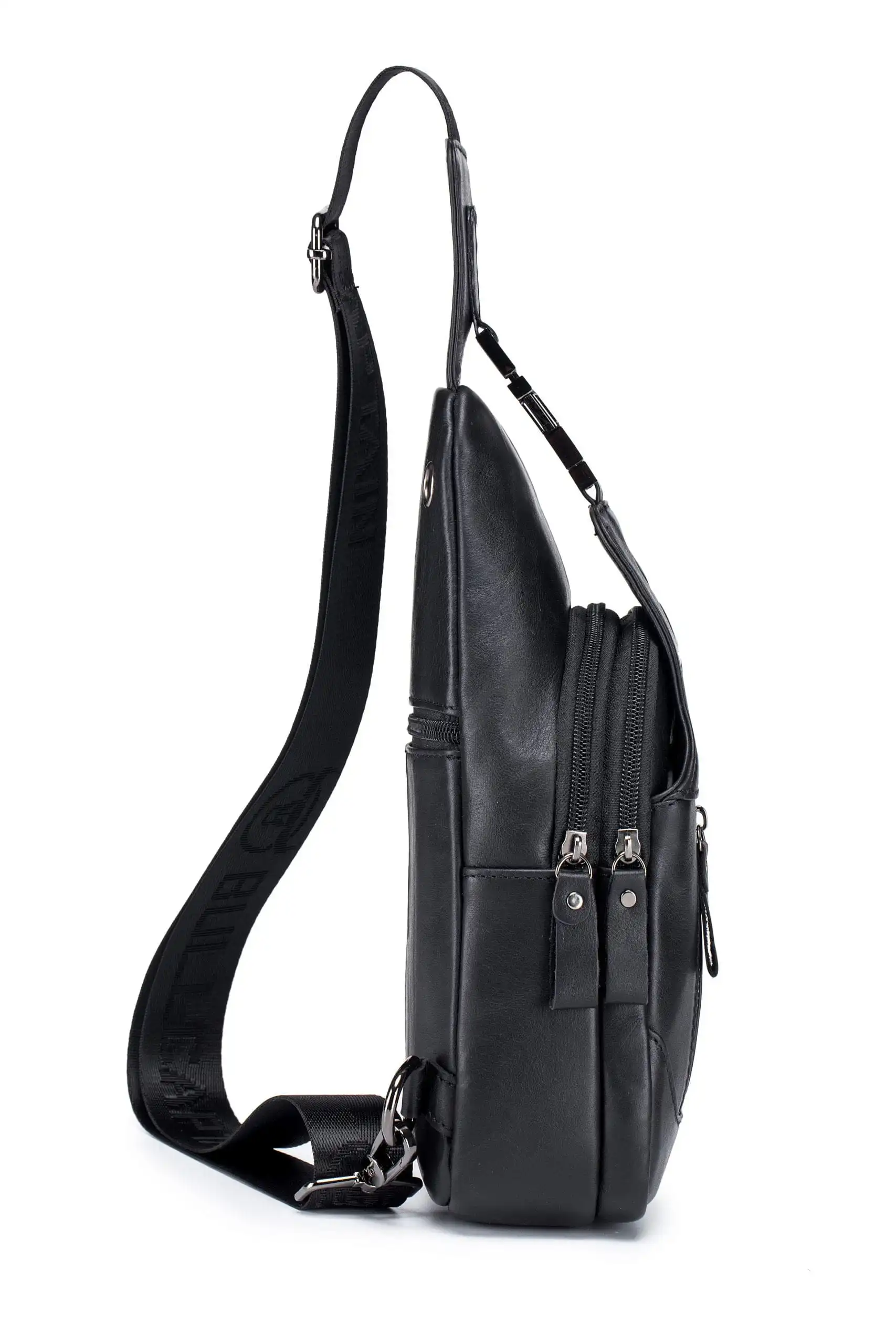 Δερμάτινο τσαντάκι body Bull Captain XB 095 μαύρο