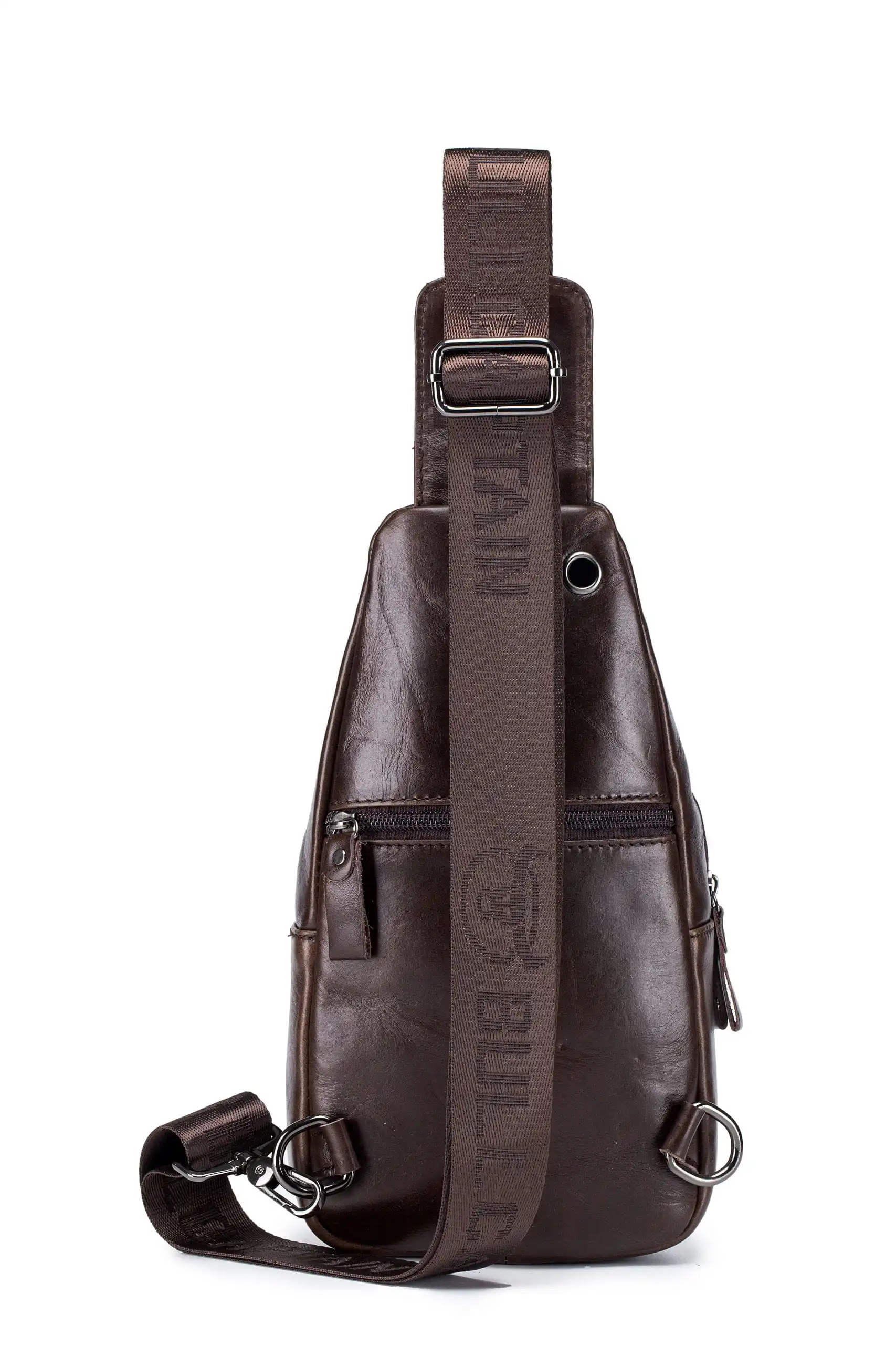 Δερμάτινο τσαντάκι body Bull Captain XB 095 σκούρο καφέ