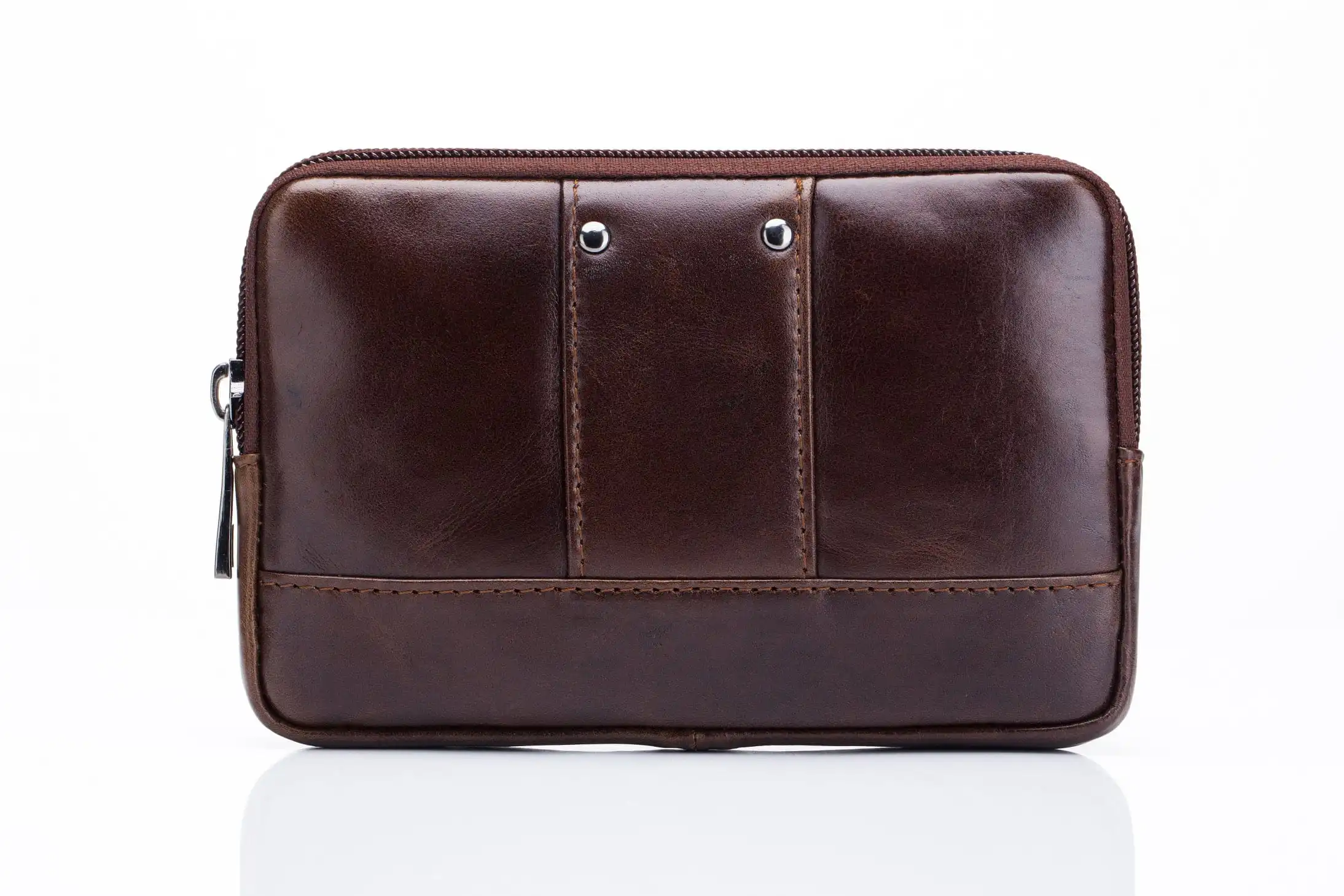 Δερμάτινο τσαντάκι μέσης (ζώνης) Bull Captain YB 04 σκούρο καφέ