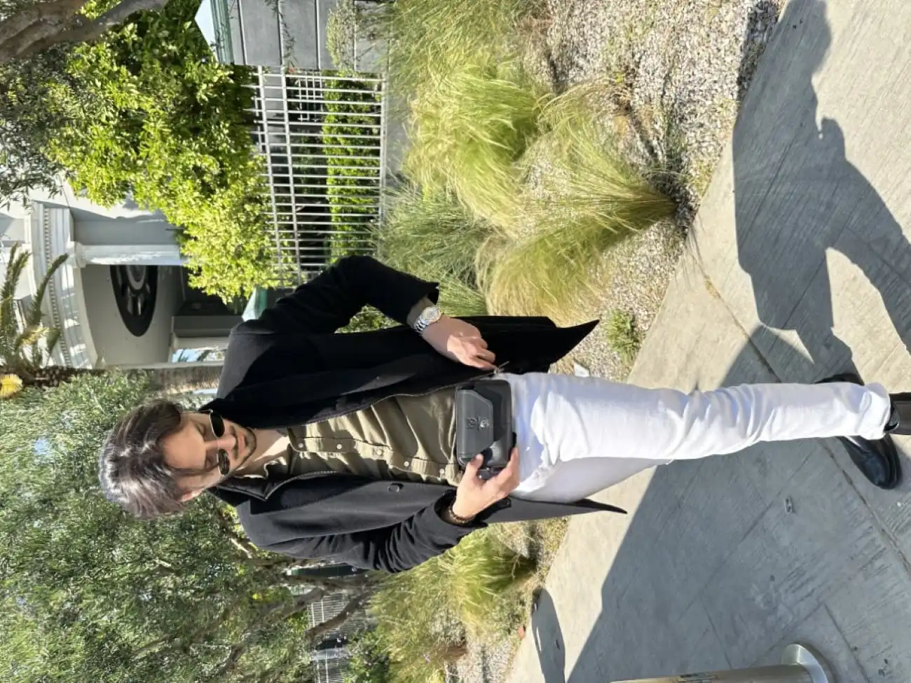 Δερμάτινο τσαντάκι μέσης (ζώνης) Bull Captain YB 04 μαύρο