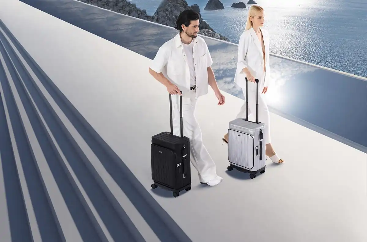 Βαλίτσα Premium Collection Laptop χειραποσκευή καμπίνας Bange YL200 μαύρο