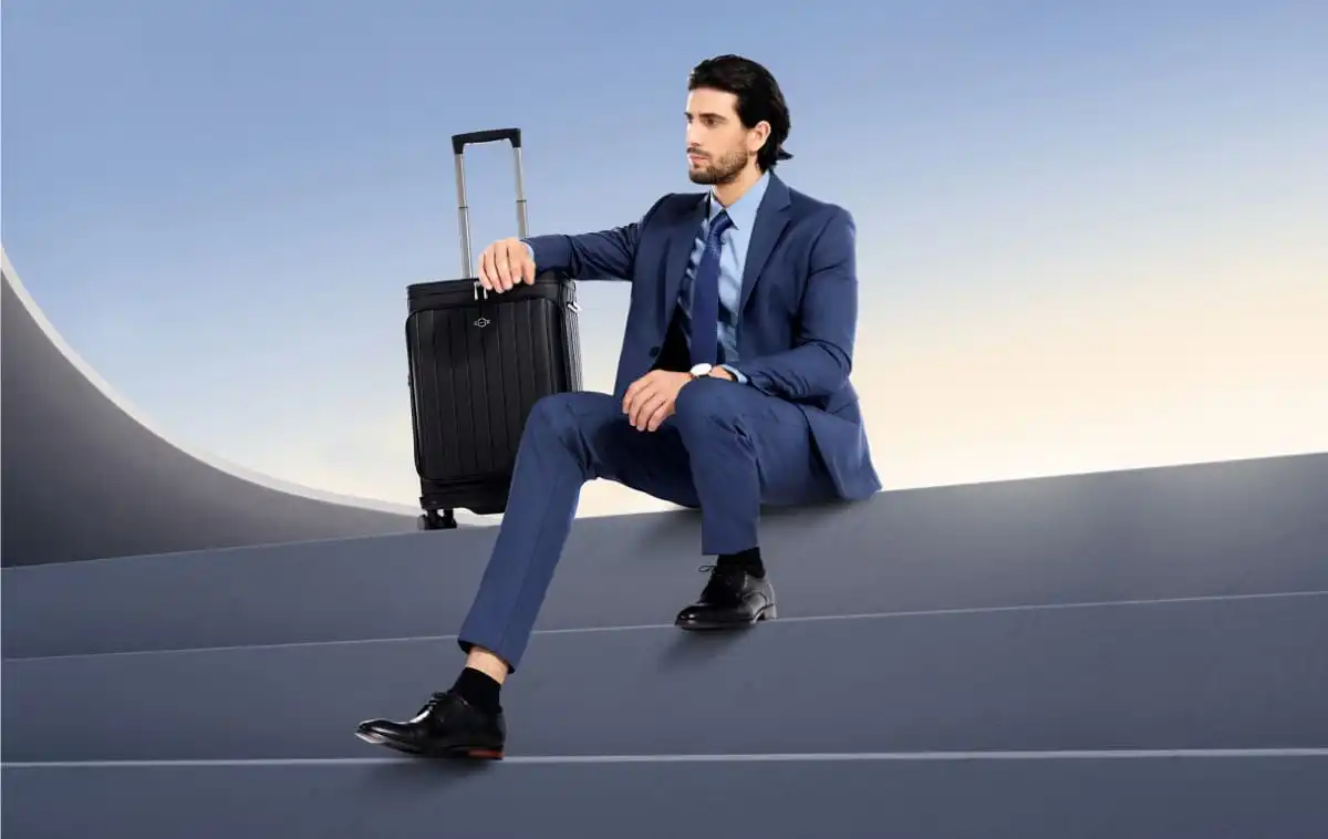 Βαλίτσα Premium Collection Laptop χειραποσκευή καμπίνας Bange YL200 μαύρο