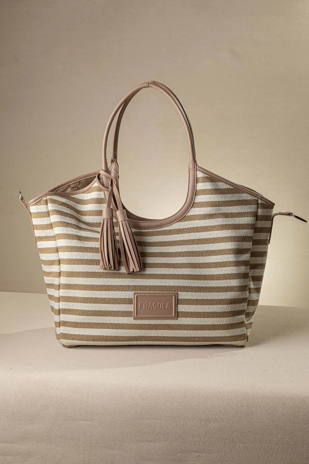 Τεράστια shopping bag από καραβόπανο