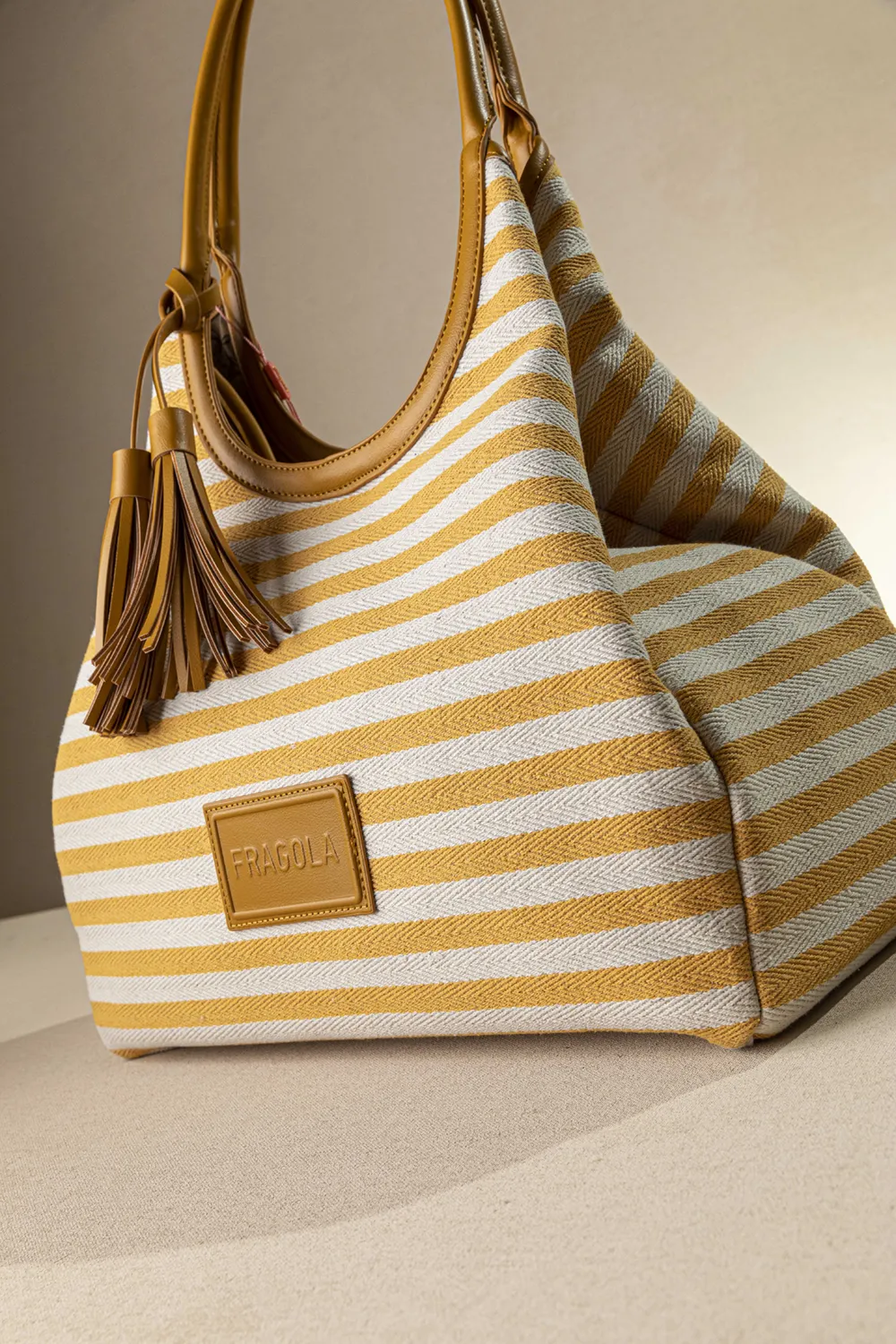 Τεράστια shopping bag από καραβόπανο