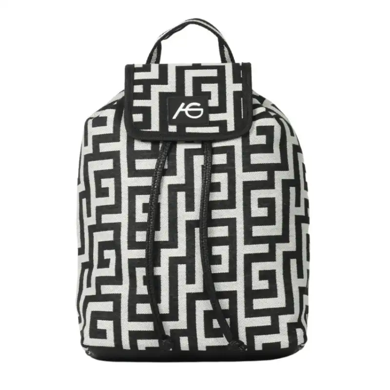 Ασπρόμαυρο Σακίδιο Πλάτης Aketa Ασπρόμαυρο Σακίδιο Πλάτης Aketa