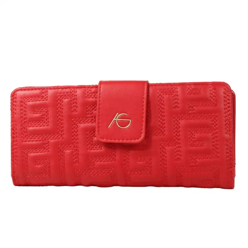 Κόκκινο Πορτοφόλι Μαίανδρος Alcina