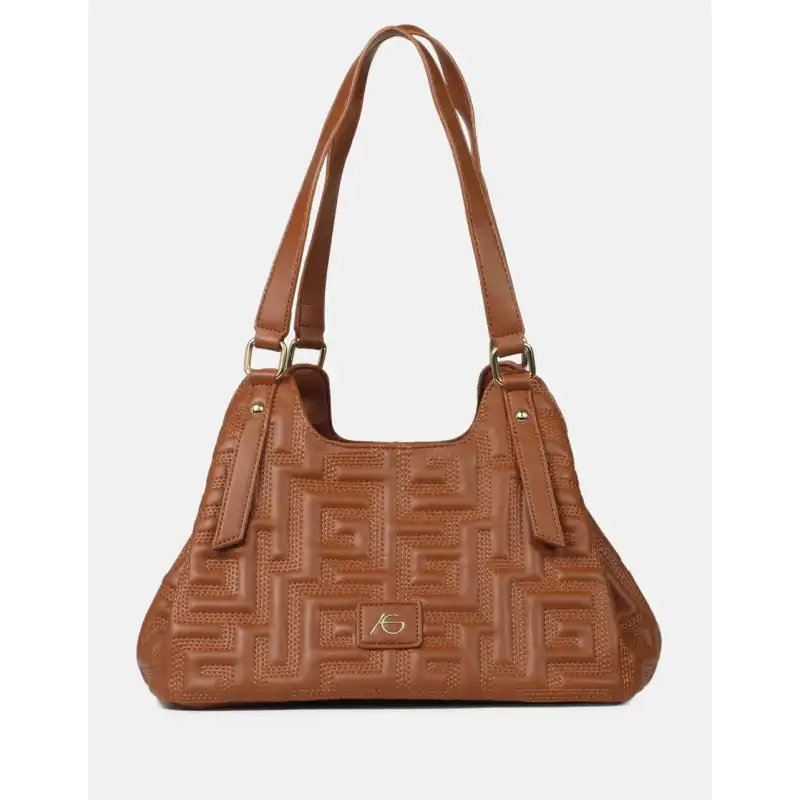 Καφέ τσάντα ώμου Aldia