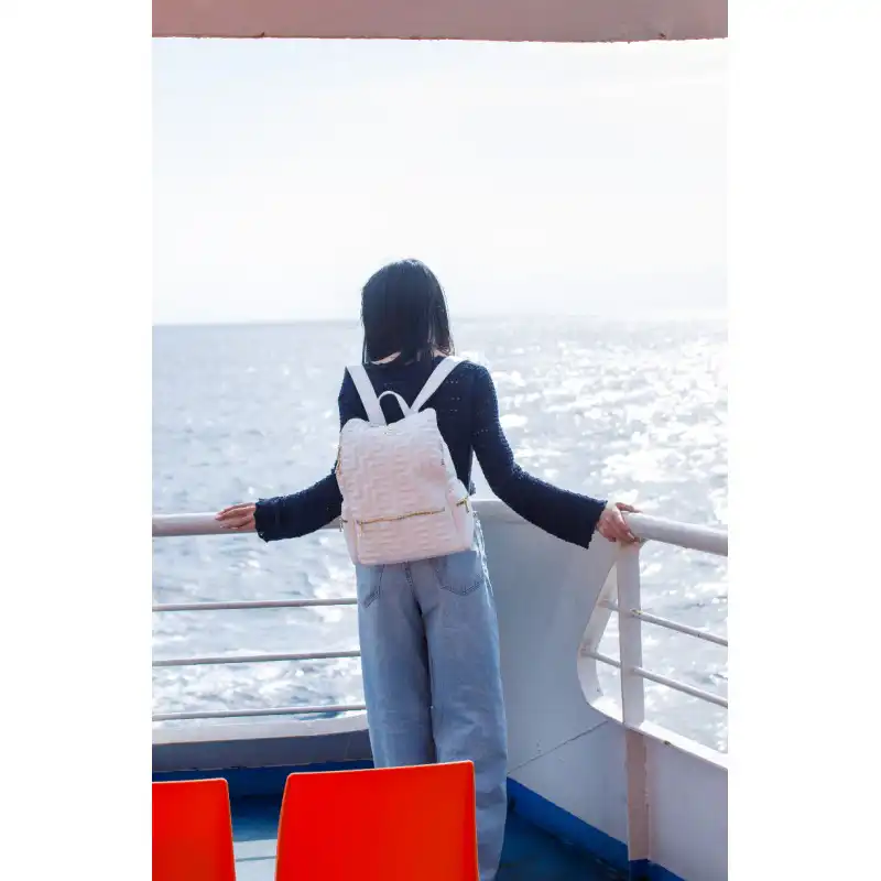 Άσπρο σακίδιο πλάτης Alonne Άσπρο σακίδιο πλάτης Alonne