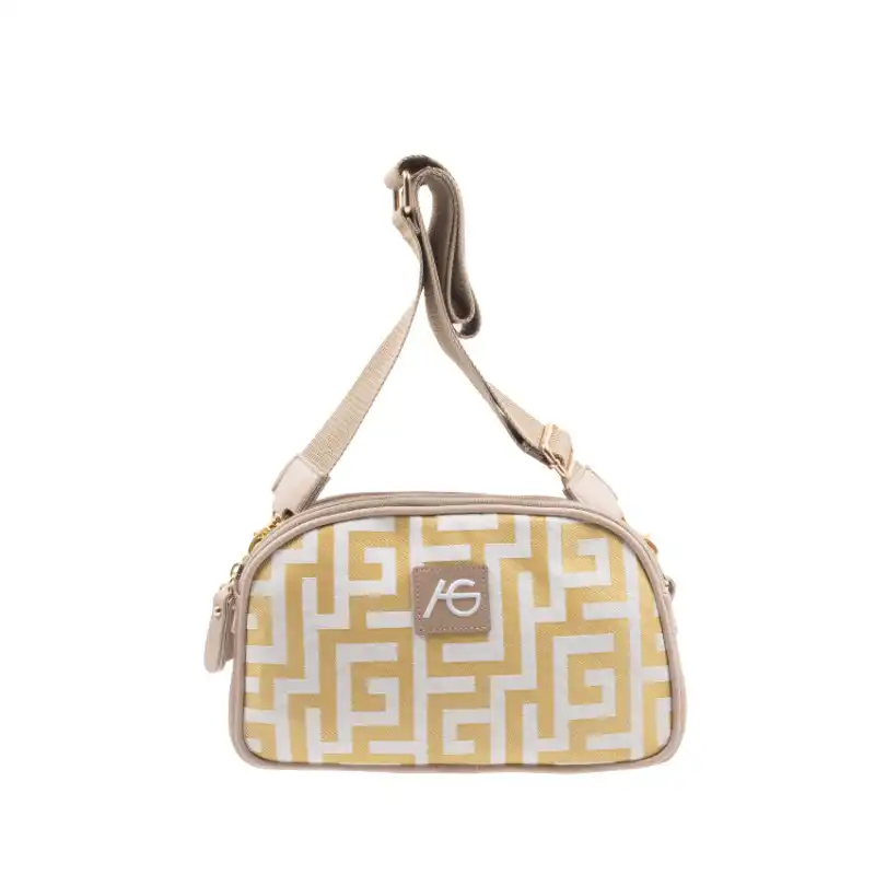 Χρυσή – άσπρη τσάντα χιαστί Athena Χρυσή – άσπρη τσάντα χιαστί Athena