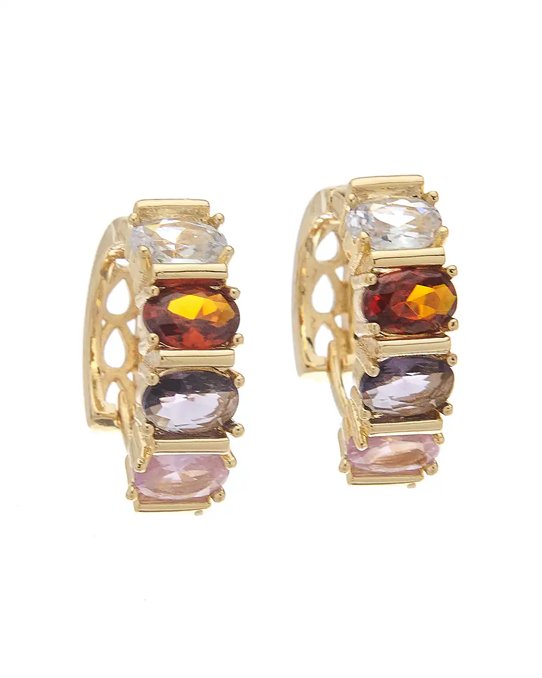 Κρίκος με πέτρες XM-8805-7 – Χρυσό