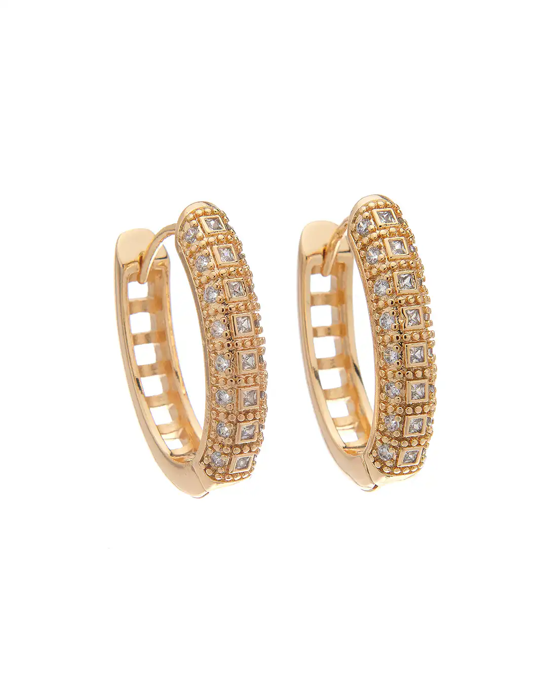 Κρίκος με πέτρες CM-019 – Χρυσό Κρίκος με πέτρες CM-019 – Χρυσό