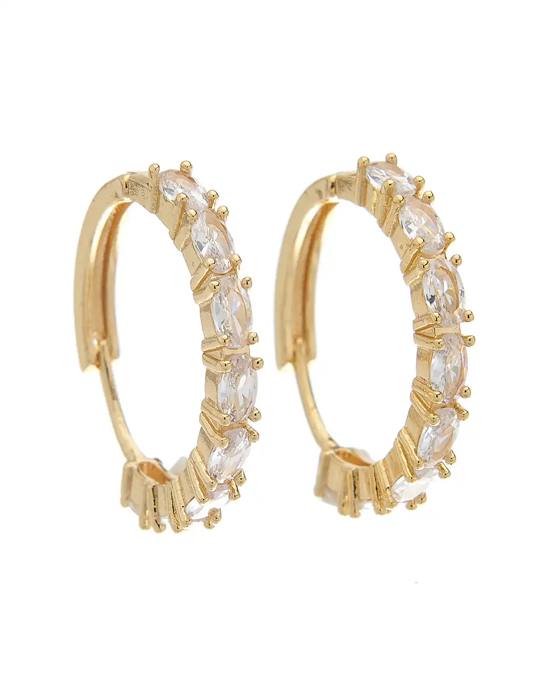 Κρίκος με πέτρες XM-8805-2 – Χρυσό