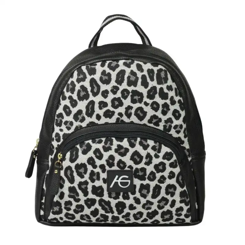 Λεοπάρ Ασπρόμαυρο Σακίδιο Πλάτης Calliphana Λεοπάρ Ασπρόμαυρο Σακίδιο Πλάτης Calliphana